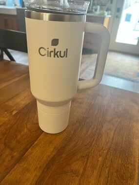 Cirkul Soft Pink Insulated Travel Mug with Handle